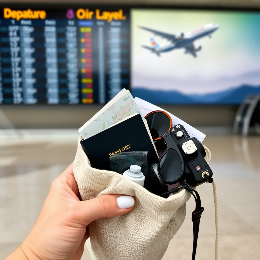 Jak wykorzystać woreczek strunowy do samolotu?