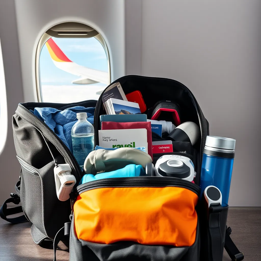 Jak efektywnie spakować plecak do samolotu?