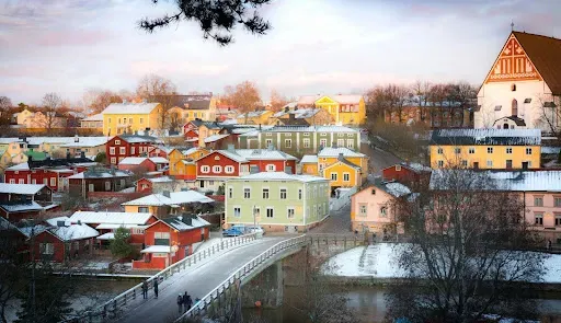 Zima w Finlandii