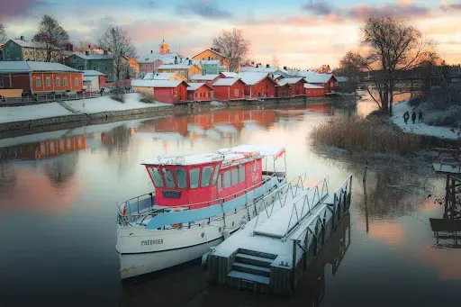 Zima w Finlandii