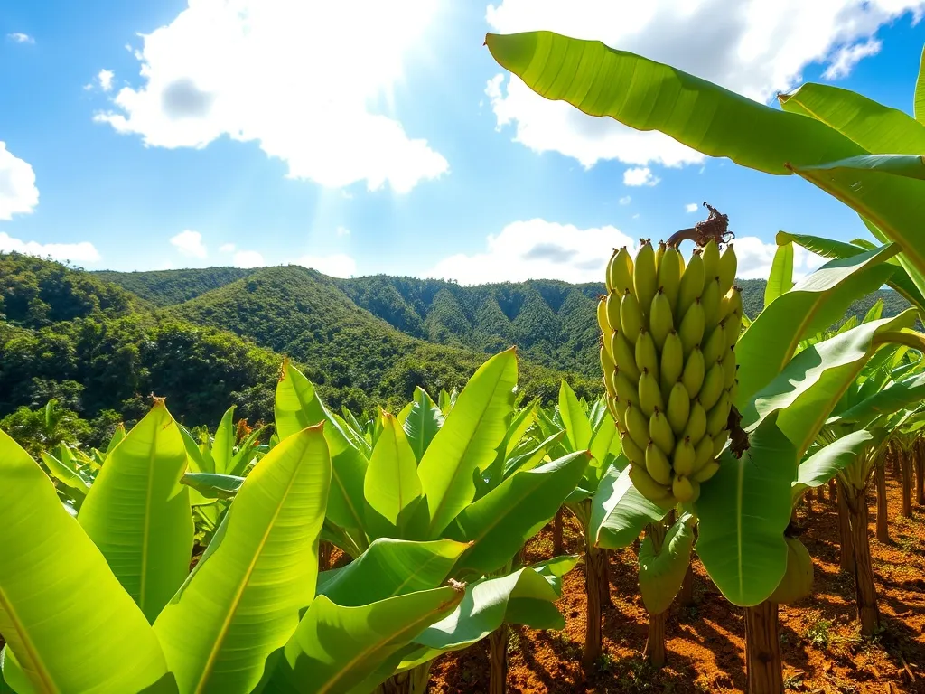 Na czym rosną banany? Odkryj tajemnice ich uprawy!