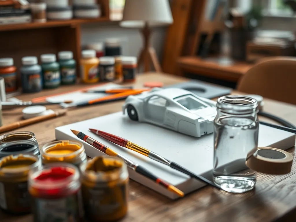 Czym malować modele?