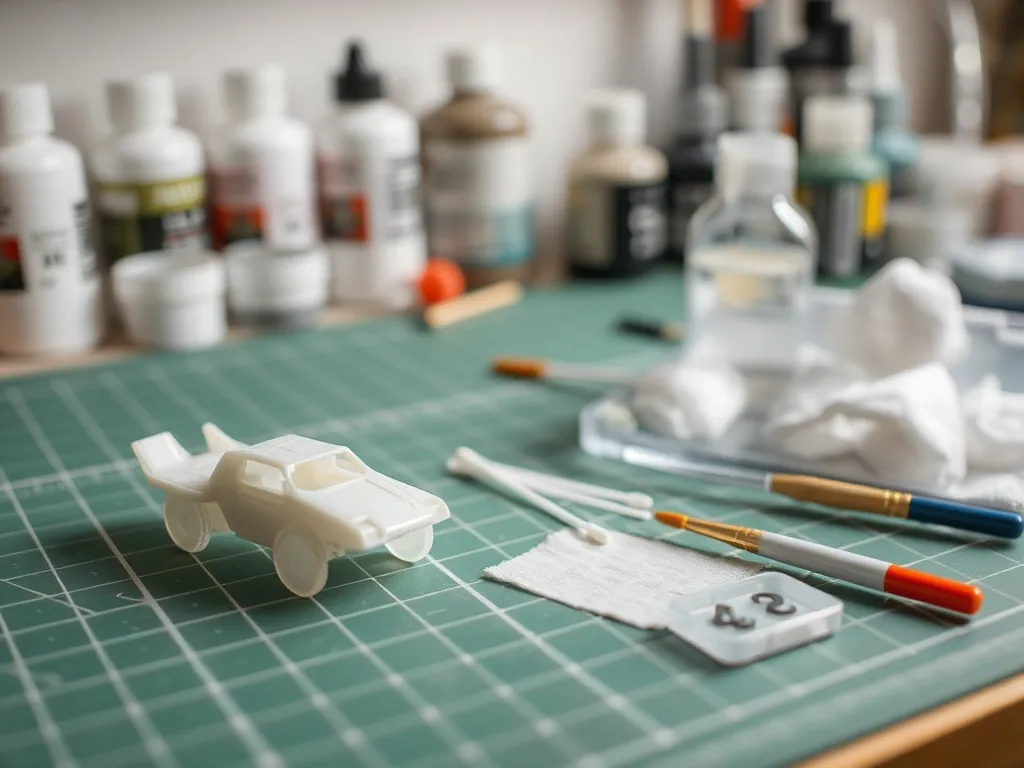 Czym odtłuścić model przed malowaniem?