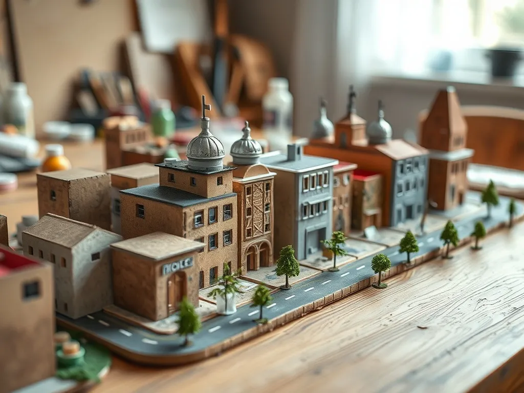 Z czego zrobić makietę miasta?
