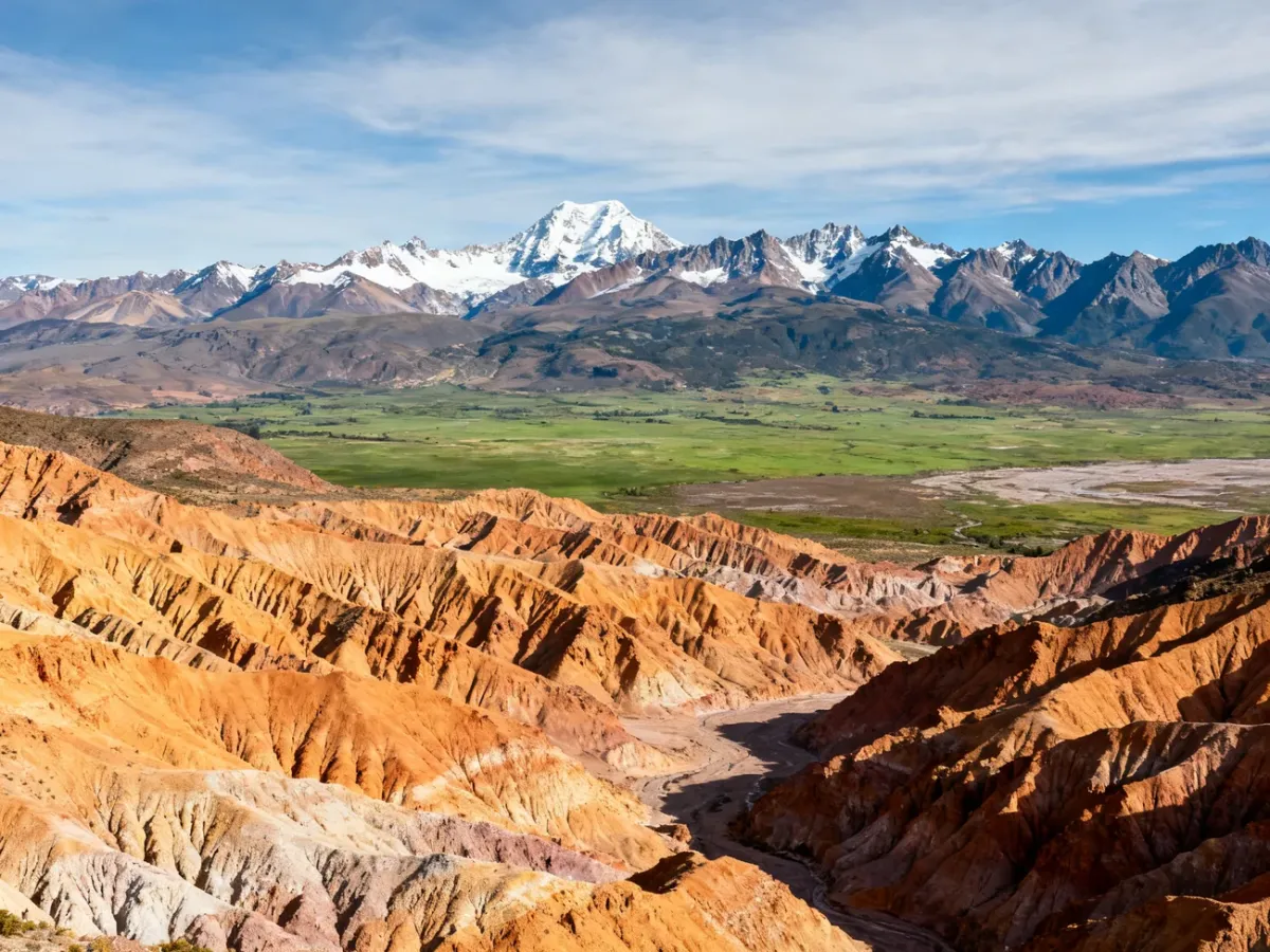 Panoramic view symbolizing Chile’s diverse landscapes from the Atacama Desert to Patagonia