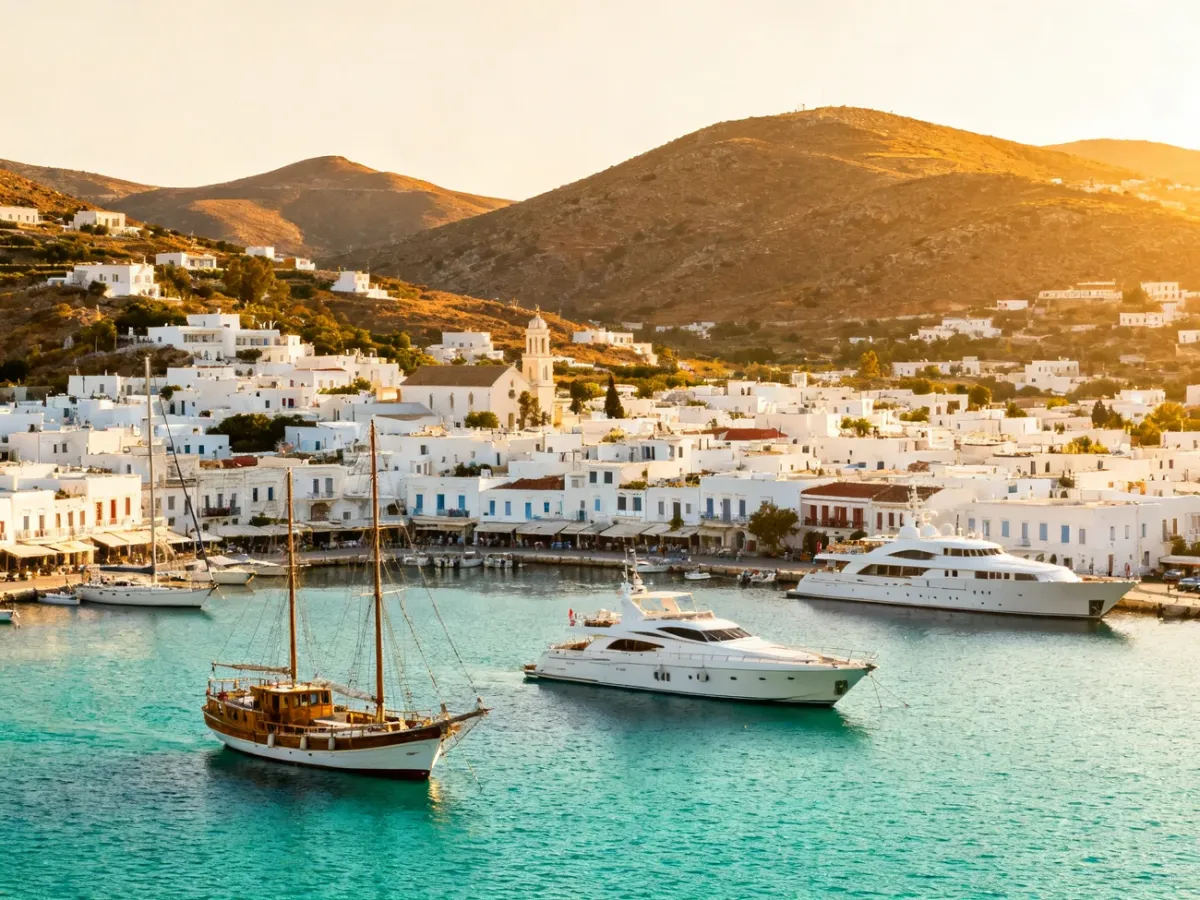 Panorama Bodrum z białymi zabudowaniami, mariną i turkusowym Morzem Egejskim
